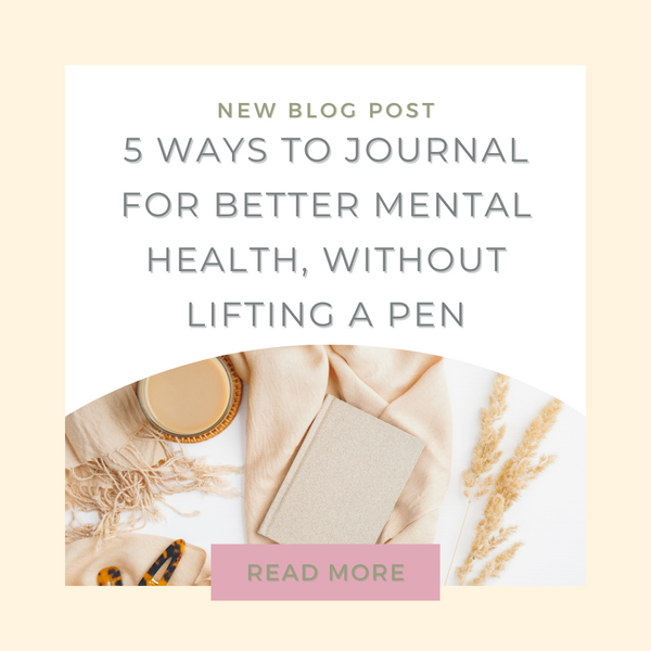 5 Ways to Journal for Better Mental Health, Without Lifting a Pen