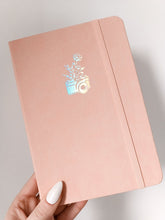 Load image into Gallery viewer, A5 Hardback Dotted Notebook Dotted Journal Notes Diary Premium Book Holographic