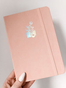 A5 Hardback Dotted Notebook Dotted Journal Notes Diary Premium Book Holographic