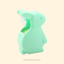 Load image into Gallery viewer, Pastel Rabbit Washi Tape Dispenser, Kawaii Washi Tape Holder (Colour: Ice Blue)