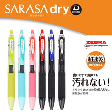 Load image into Gallery viewer, Zebra Sarasa Dry Gel Pen 0.5 mm - Various Ink Colours