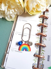 Load image into Gallery viewer, Rainbow Planner Dangle Clip