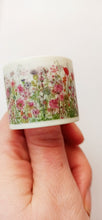 Load image into Gallery viewer, Wide Wildflower Meadow Washi Tape, Floral Decorative Tape