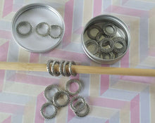 Load image into Gallery viewer, Snaggless Tibetan Silver Stitch Markers