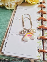 Load image into Gallery viewer, Rainbow Planner Dangle Clip