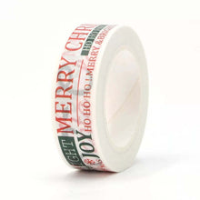 Load image into Gallery viewer, Christmas Phrases Washi Tape