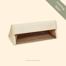 Load image into Gallery viewer, Nakabayashi Pyramid Pencil Case (Color: Ivory)