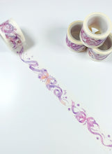 Load image into Gallery viewer, Purple Bows Washi Tape