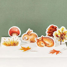 Load image into Gallery viewer, Autumnal Forest Animal Sticker Flakes