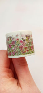 Wide Wildflower Meadow Washi Tape, Floral Decorative Tape