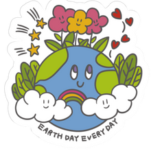 Load image into Gallery viewer, Earth Day Everyday Matte Vinyl Decorative Sticker