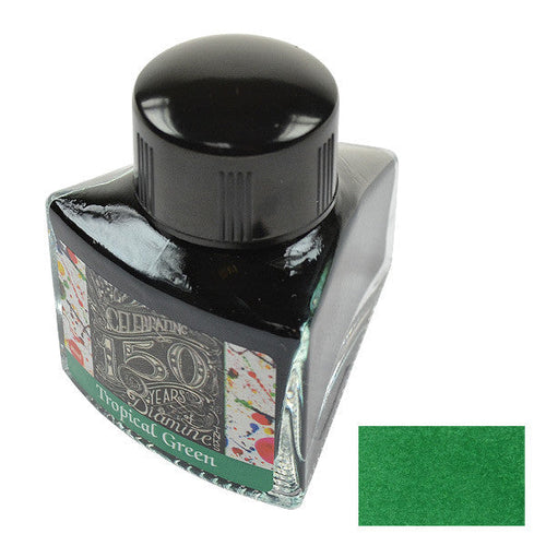 Tropical Green - 150th Anniversary Diamine Fountain Pen Ink 40ml