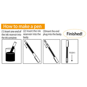 How to make a Kuretake Karappo Empty Fineliner Pen.