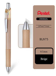 Pentel Energel Clena 0.5mm - Various Ink Colours (color: Brown Pen-Brown Ink)