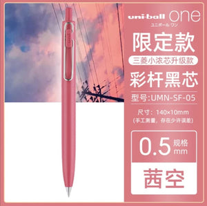 Limited Edition Uni-Ball One F Faded Colours - 0.5MM