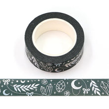 Load image into Gallery viewer, mystical autumn foilwashi tape, rose gold foil decorative journal tape
