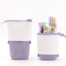 Load image into Gallery viewer, pastel pop up telescopic pencil case - multiple colour options purple