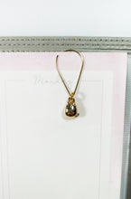 Load image into Gallery viewer, minimal gold planner dangle jewellery, gold cat planner charm, planner tails bookmark