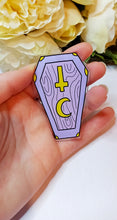 Load image into Gallery viewer, pastel coffin recycled acrylic washi cutter