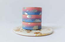 Load image into Gallery viewer, holographic cloudy sky washi tape