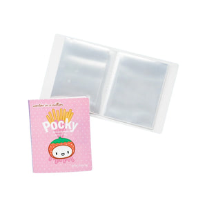 Soy Pocky Pastel Sticker Album  ( One pocket per page, fits quarter sheets) 3.5X4.5" - Wonton in a Million