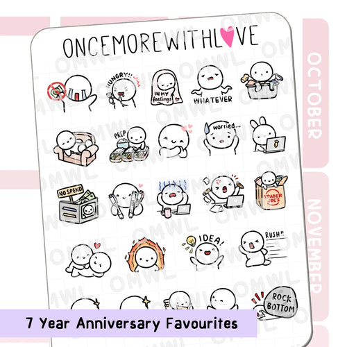 Seven Year Anniversary Favourites - Once More With Love - M1311