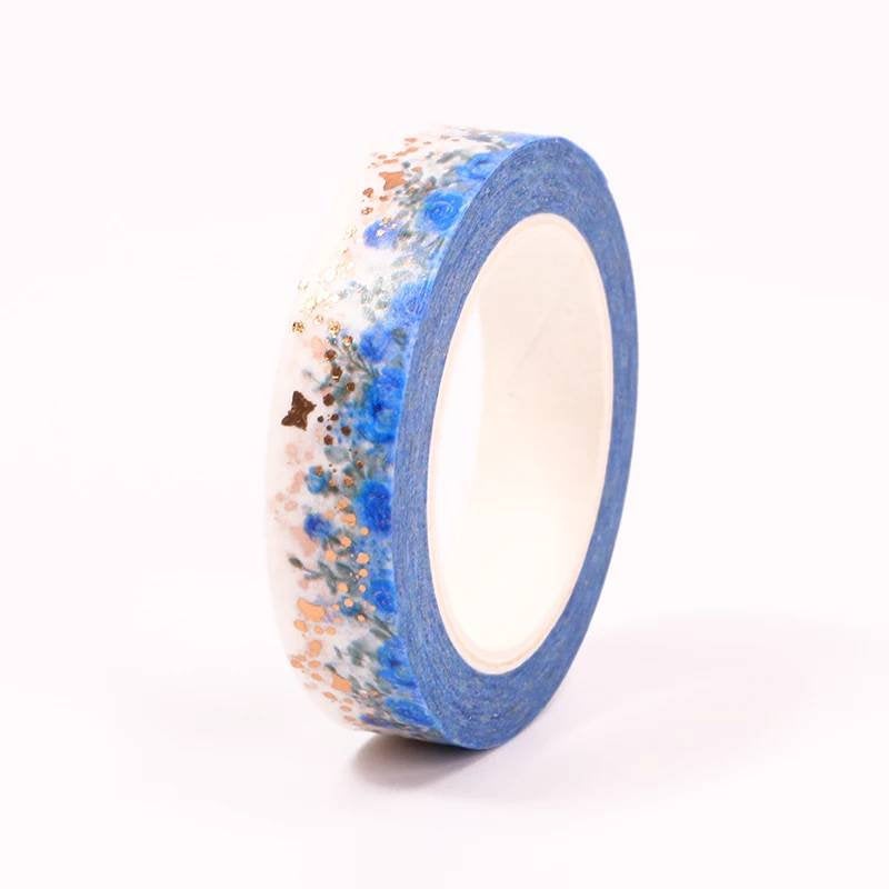 Flower Washi Tape - Blue