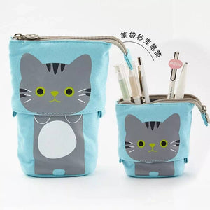 kawaii cat pop up pencil case