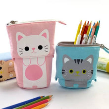 Load image into Gallery viewer, kawaii cat pop up pencil case