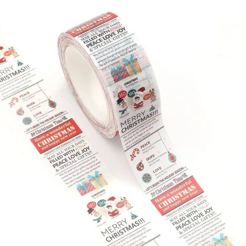 Christmas News Washi Tape