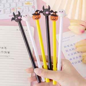 Kawaii Halloween Fineline Gel Pen - Bat, Ghost, Pumpkin