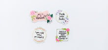 Load image into Gallery viewer, Sassy Sweary Floral Decorative Vinyl Sticker Pack