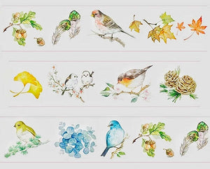 Hedgerow Birds Washi Tape