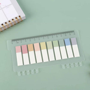 Minimal Transparent Index Sticky Note Tabs