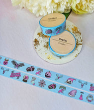 Load image into Gallery viewer, Pastel Goth Christmas Washi Tape, Spooky Christmas Decorative Tape