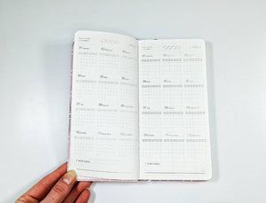 Undated Weekly Planner, Hard backed Weekly Planner, Japanese Weekly Planner