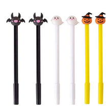 Load image into Gallery viewer, Kawaii Halloween Fineline Gel Pen - Bat, Ghost, Pumpkin