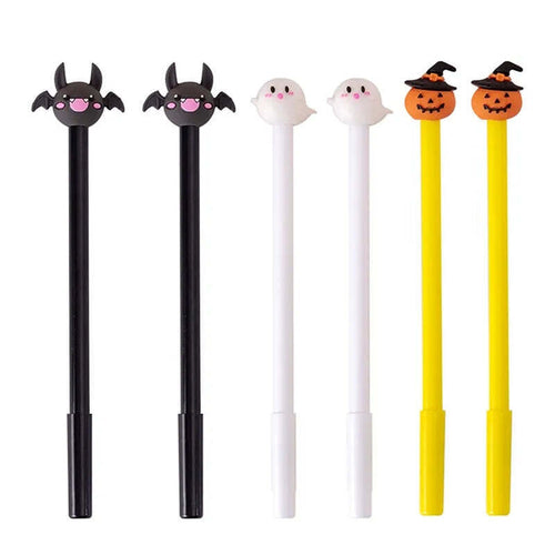 Kawaii Halloween Fineline Gel Pen - Bat, Ghost, Pumpkin