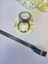 Load image into Gallery viewer, Monochrome Spotty Washi Tape, Black &amp; White Speckled Decorative Tape