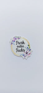 Sassy Sweary Floral Decorative Vinyl Sticker Pack