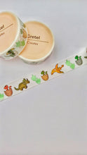 Load image into Gallery viewer, Foiled Dinosaur Washi Tape