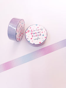 Purple Ombre Grid Washi Tape, PALentines Planner Festival Exclusive Decorative T