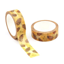 Load image into Gallery viewer, Autumn Pinecone Washi Tape