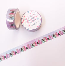 Load image into Gallery viewer, Favourite Planner Pens Purple Ombre Grid Washi Tape, PALentines Planner Festival