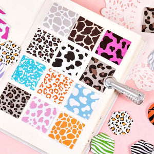 Animal Print Journal Sticker Flakes