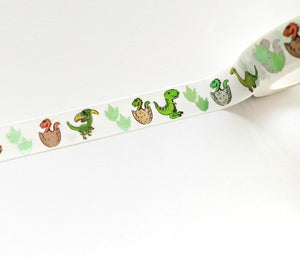 Foiled Dinosaur Washi Tape