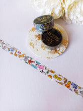 Load image into Gallery viewer, Kawaii Animal Washi Tape, Doodle Animals Decorative Tape