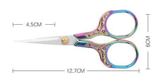 Load image into Gallery viewer, Rainbow Crafting Scissors, Crochet &amp; Knitting Scissors