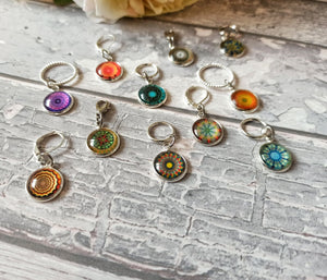 Mandala Stitch Marker Set