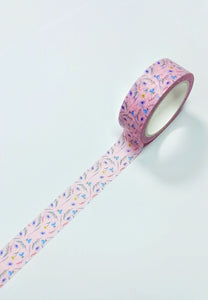 Pink Spring Wildflower Washi Tape